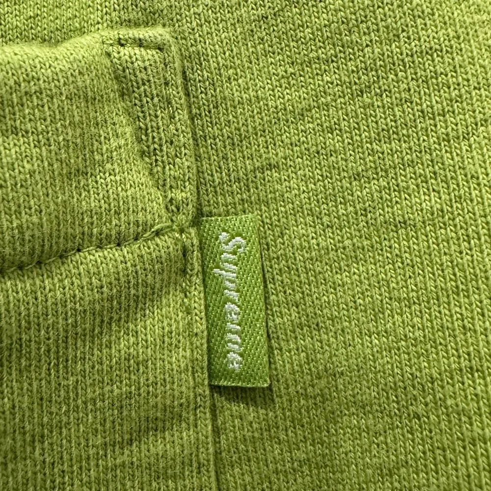 SUPREME Logo sweatpants jogger in green